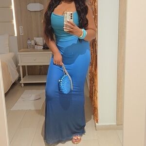 Blue Maxi Dress